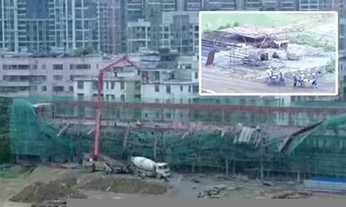 廣東韶關一樓盤施工現場坍塌(2021年韶关坠楼事件)