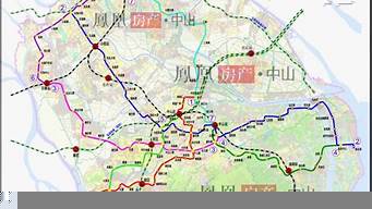 中山地铁规划图公布，城市交通建设再添新亮点！(中山地铁最新规划方案)